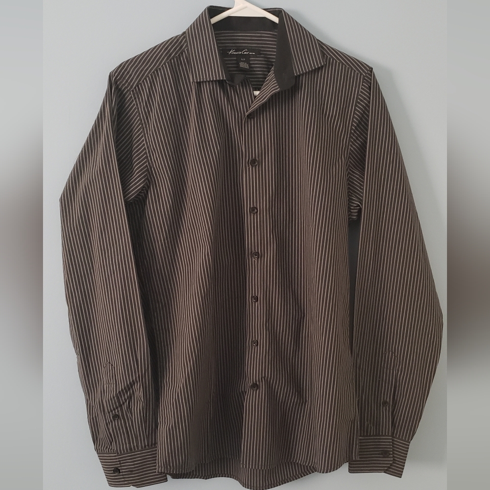 Kenneth Cole New York Men's Black Dress Shirt